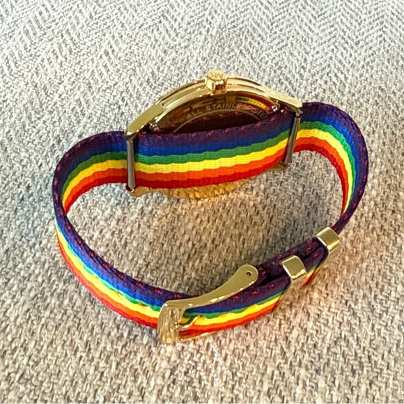 Michael Kors Runway Mercer Pride Rainbow Watch - Picture 4 of 11